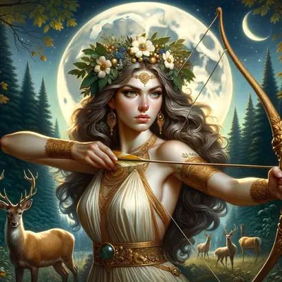 🏹 Artemis :: Greek Goddess of the Hunt and the Moon