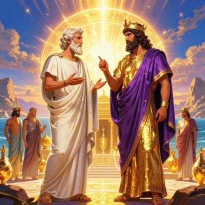 Solon and Croesus - Persians